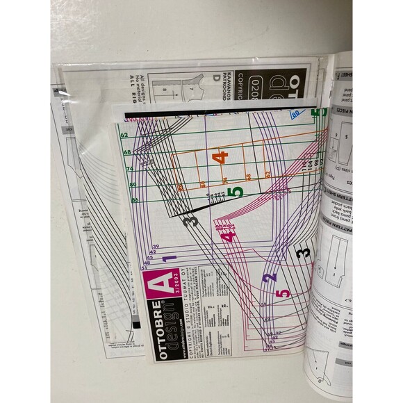 Ottobre Kids Fashion Sewing Pattern Magazine Intact Autumn 2003 - Picture 4 of 4